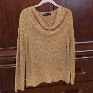 Jones New York gold sweater size L